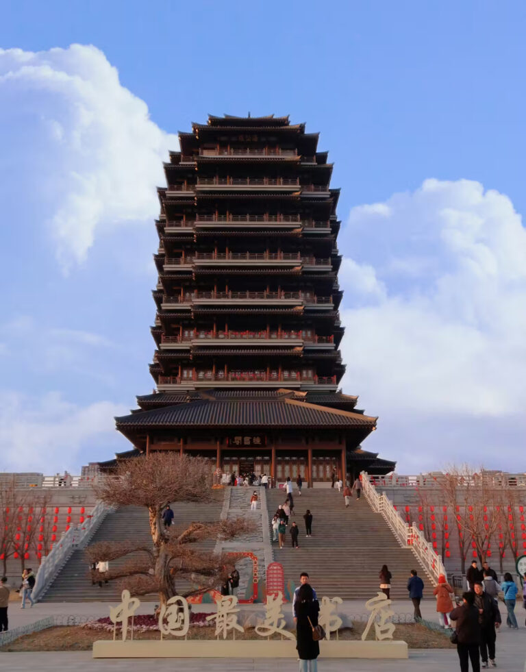 picture of big temple Zibo