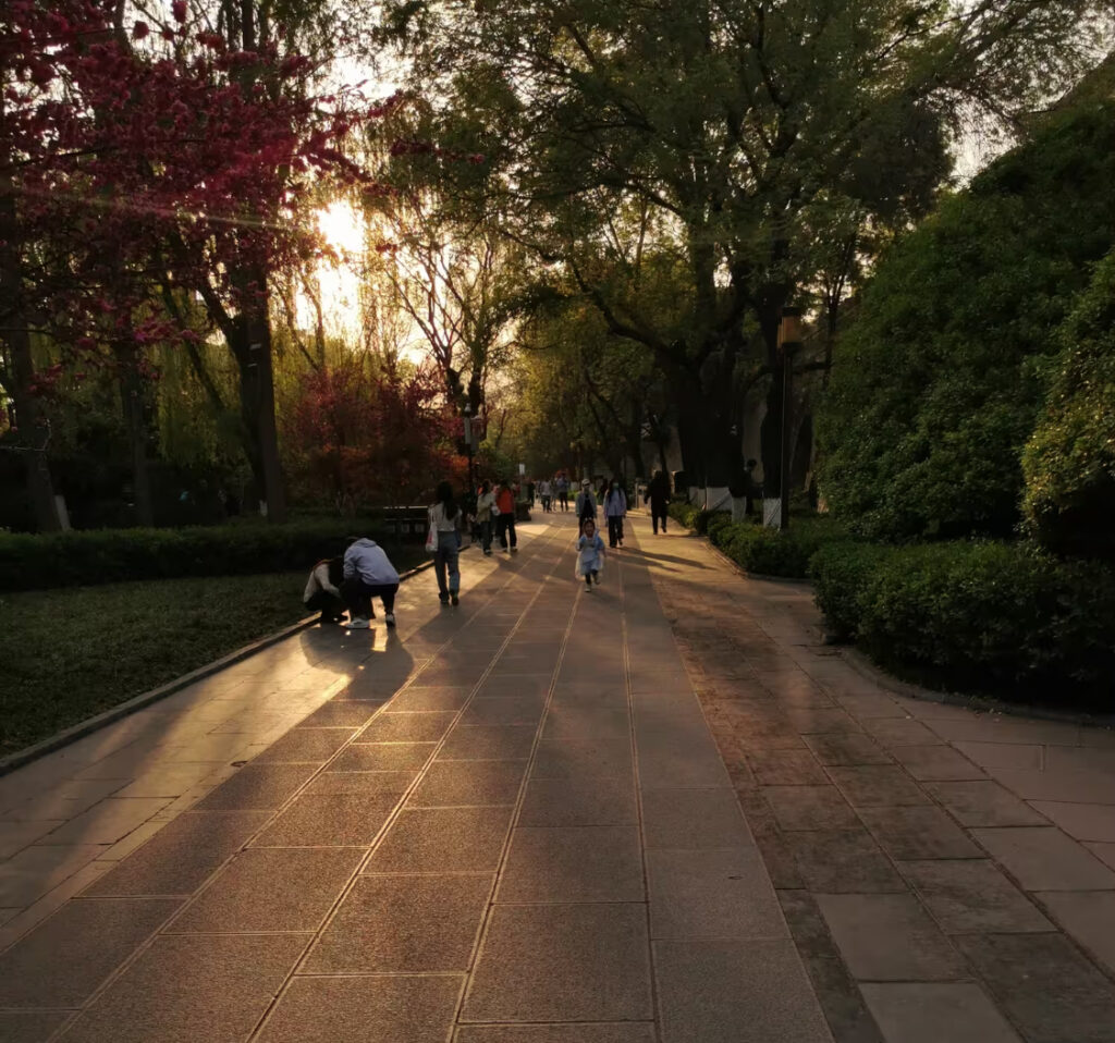 walkway of daming lake